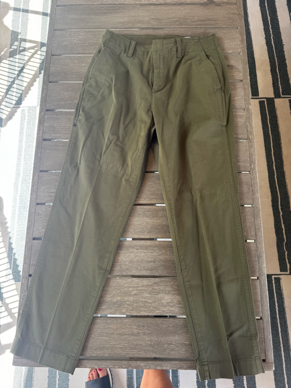 GAP Downtown Khaki Pants in Olive